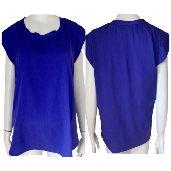 3.1 PHILLIP LIM Silk Round Neck Purple Blouse - Picture 14 of 14